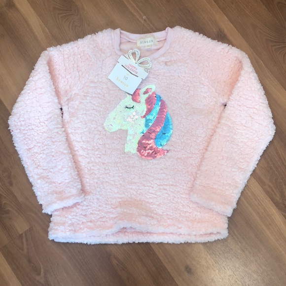 btween Other - Btween NWT unicorn fleece top